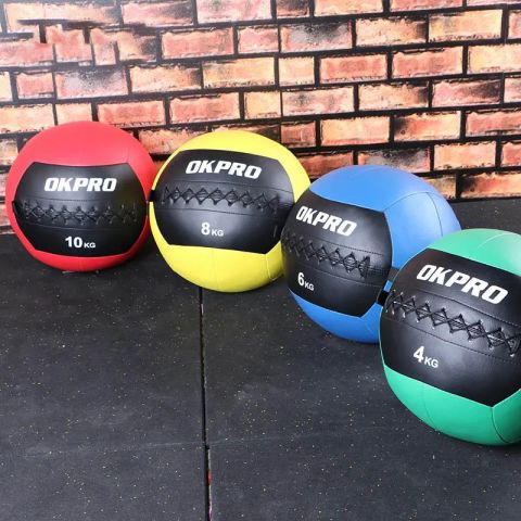 Медицинбол WallBall  OKPRO OK1221 10 кг