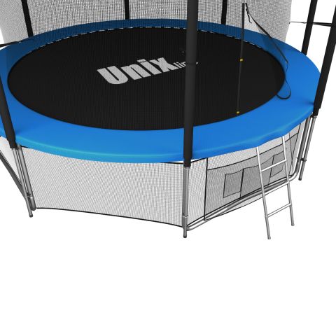 Батут Unix Line Classic 12 ft Inside (синий/зеленый)