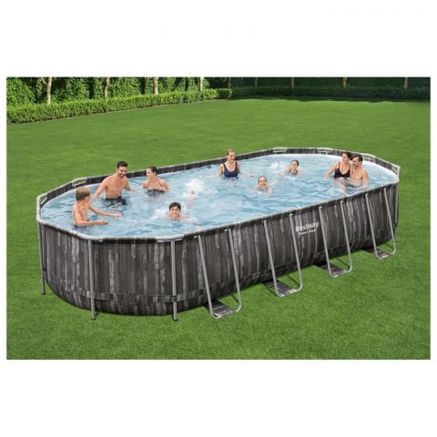 Бассейн каркасный Bestway Power Steel 732 x 366 x 122 см (5611Т)