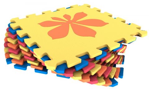 Универсальный мягкий пол с фигурами