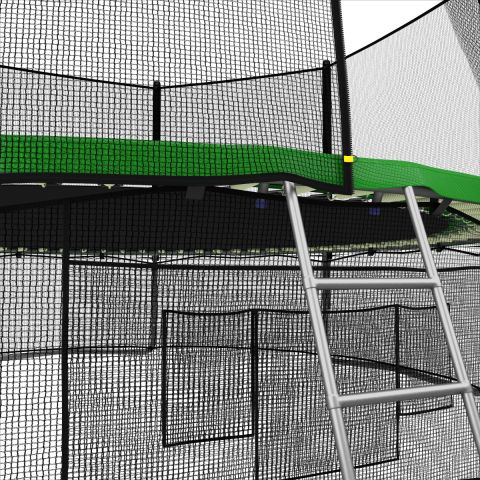 Батут Unix Line Classic 14 ft Outside (синий/зеленый)