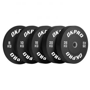 Диск бамперный резиновый 25 кг OKPRO OK2006-1