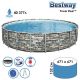 Бассейн каркасный Bestway Power Steel 671 x 132 см (56889)