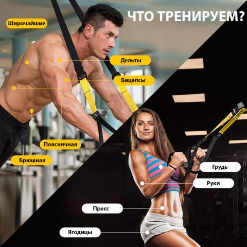 Петли TRX Suspension Trainer OKPRO OK1930B