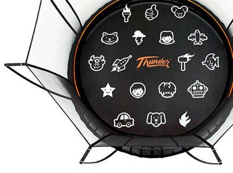Батут Vuly Thunder L с защитной сеткой