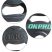 Диск обрезиненный с хватами 20 кг OKPRO OK2009E