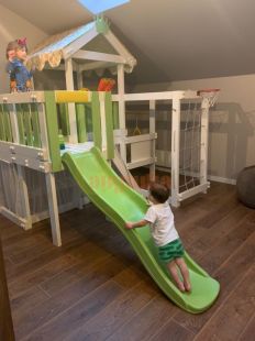 Игровой комплекс Савушка Baby 8 оливковый