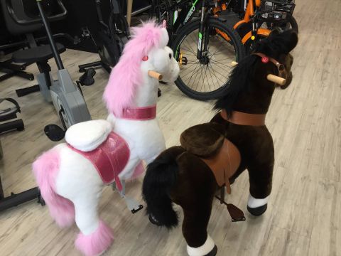 Лошадка Поницикл (Ponycycle) Единорог (Ux402) с ручным тормозом.