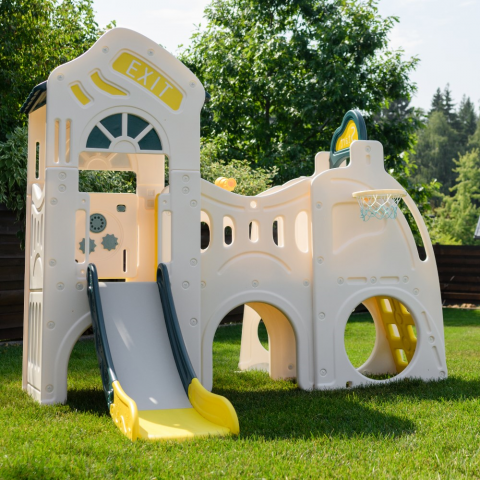 Игровой комплекс с горкой UNIX Kids Playhouse