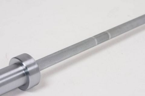 Гриф для кроссфита Original Fit.Tools FT-CROSSFIT-1500LBS олимпийский прямой 2200 мм, до 679 кг, с упорными подшипниками