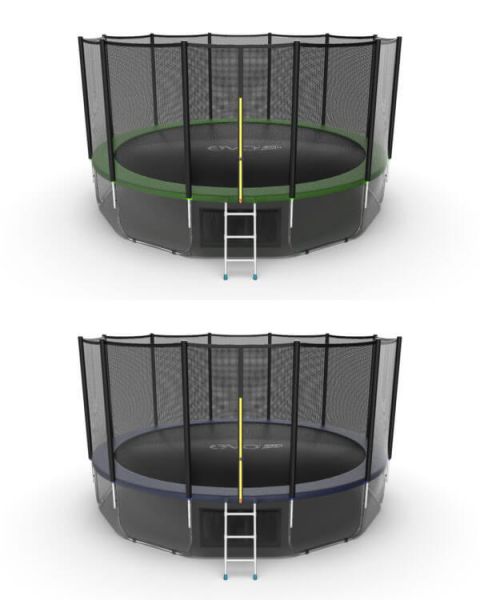 Батут Evo Jump External 16ft Lower Net (Зеленый / Синий)